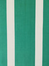 Ticking in green and white with wide stripes. Unused. Spain. c.1950 - 1.8 meters