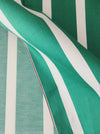 Ticking in green and white with wide stripes. Unused. Spain. c.1950 - 1 meter
