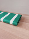 Ticking in green and white with wide stripes. Unused. Spain. c.1950 - 1 meter