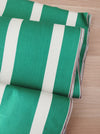 Ticking in green and white with wide stripes. Unused. Spain. c.1950 - 1 meter