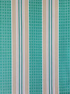 Stripes and checks ticking in green and beige. Unused. Spain c.1950 - 2 meters