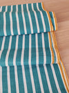 Ticking in green and white with stripes. Unused. Spain. c.1950 - 1.3 meters