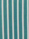 Ticking in green and white with stripes. Unused. Spain. c.1950 - 1.3 meters