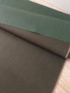 Brown and green striped ticking. Spain c.1900 - 70 cm × Per meter (15 m avail)