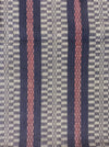 Handwoven ticking in checks blue, pink, and white. Very rare. Spain. Early 1900s.