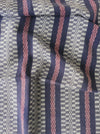 Handwoven ticking in checks blue, pink, and white. Very rare. Spain. Early 1900s.