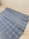 Handwoven checked ticking in light blue and white. A discovery! Spain. Early 1900s - Lot of 4 pieces
