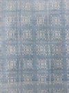 Handwoven ticking in checks soft blue and white. Very rare. Spain. Early 1900s.