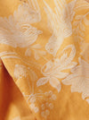 Yellow Birds Scenic Antique European Ticking Fabric Recovered Panels REC-DA-AMARILLO-008B - Ticking Depot