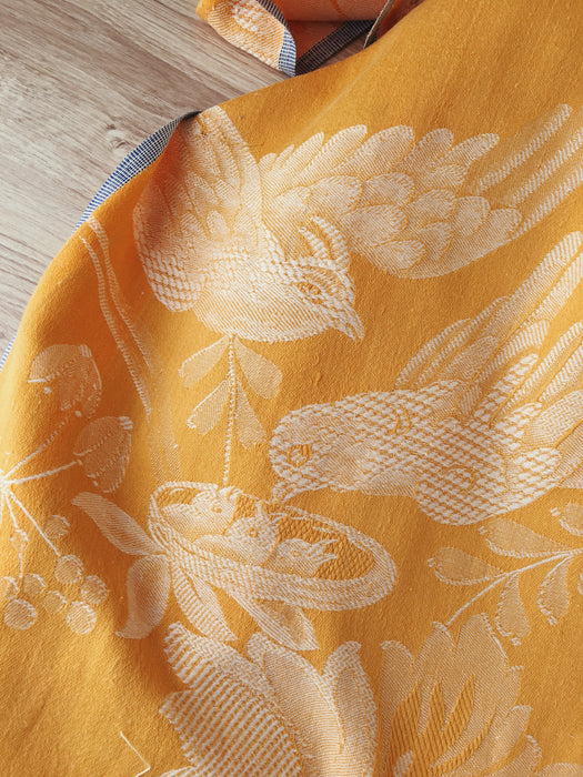 Golden yellow birds ticking. Spain c.1930 - Lot of 2 pieces