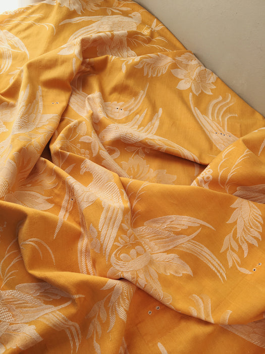 Golden yellow birds ticking. Spain c.1930 - Lot of 2 pieces