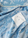 Chinoiserie ticking in light blue. Spain c.1950 - 152×160 cm