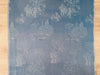 Chinoiserie ticking in sky blue. Spain c.1950 - 77×160 cm