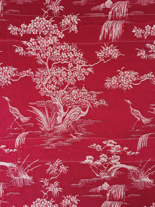 Exotic nature in Burgundy ticking. Spain c.1940 - 90×145 cm 