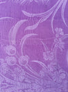 Large peacock in lilac ticking. Spain c.1930 - 154×180 cm