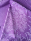 Large peacock in lilac ticking. Spain c.1930 - 154×180 cm