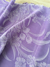 Lilac ticking with large peacock. Spain c.1930 - Lot of 5 pieces