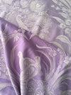 Lilac ticking with large peacock. Spain c.1930 - Lot of 5 pieces