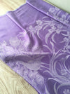 Lilac ticking with large peacock. Spain c.1930 - Lot of 5 pieces