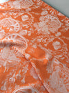 Orange chinoiserie ticking. Spain c.1900 - 126 cm × 1.26 meters