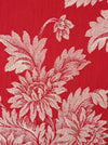 Chrysanthemums in red ticking. Spain c.1930 - Lot of 3 pieces