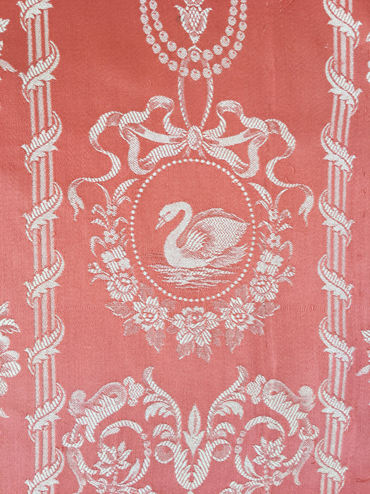 Pink swans ticking. Spain c.1900 - 152 cm × 1.9 meters (3.8 m avail.)