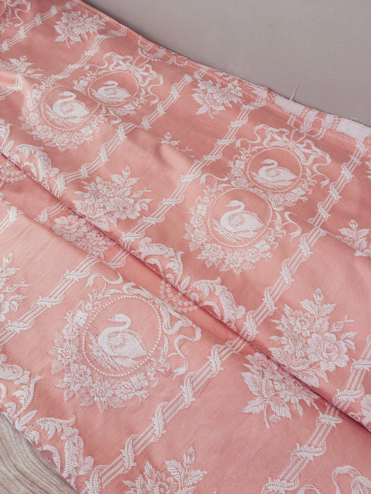 Pink swans ticking. Spain c.1900 - 148×168 cm