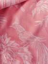 Exotic bird in pink ticking. Spain c.1930 - 62×80 cm