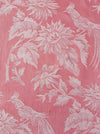 Exotic bird in pink ticking. Spain c.1930 - 62×80 cm
