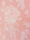 Soft pink ticking with flowers. Spain c.1950 - 68×196 cm