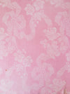 Pink ticking with large flowers. Spain c.1920 - 70×105 cm