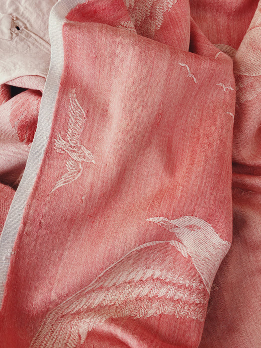 Marvelous ticking with several seagulls flying across the sky. Spain c.1900