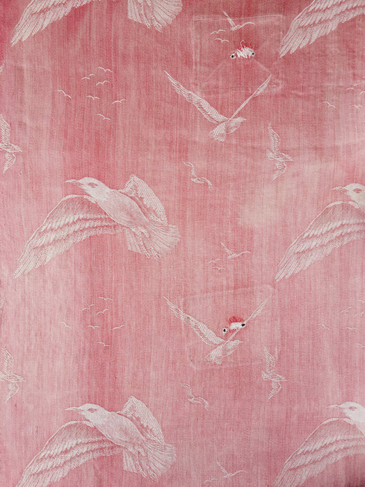 Marvelous ticking with several seagulls flying across the sky. Spain c.1900