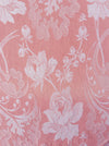 Large flowers in pink ticking. Spain c.1940 - Lot of 2 pieces