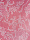 Pink ticking with cupids. Spain c.1930 - 65×85 cm