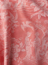 Chinoiserie in pink ticking. Very rare! Spain c.1940 - 143×190 cm