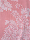 Pink ticking with chrysanthemums. A treasure. Spain c.1930 - 146 cm × 1.5 meters (3 m avail.)