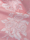 Pink ticking with chrysanthemums. A treasure. Spain c.1930 - 146 cm × 1.5 meters (3 m avail.)