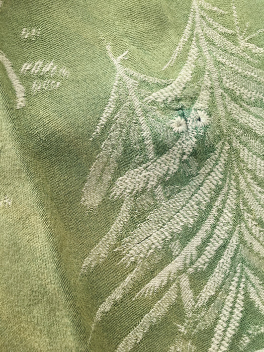 Olive green fawn & mom ticking. A treasure. Spain c.1900