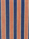 Orange and blue striped ticking. Finland c.1930 - 53 cm × 3.8 meters (2 pieces avail.)