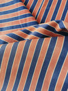 Orange and blue striped ticking. Finland c.1930 - 53 cm × 3.8 meters (2 pieces avail.)