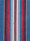 Cover in multicolored blue, red, and white stripes. Finland c.1900 - 114×188 cm 