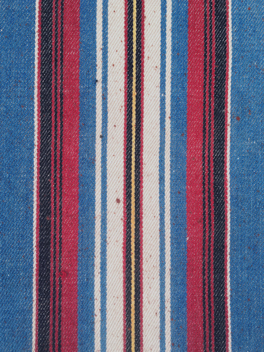 Cover in multicolored blue, red, and white stripes. Finland c.1900 - 114×188 cm 