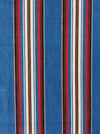 Cover in multicolored blue, red, and white stripes. Finland c.1900 - 114×188 cm 