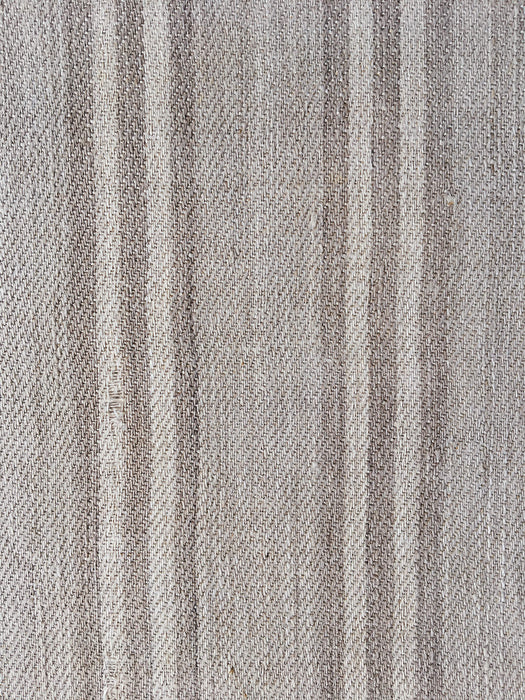 Neutral Stripes Antique European Ticking Fabric Recovered Panels REC-FI-007 - Ticking Depot