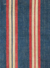 Cover in multicolor striped ticking blue, red, white. A treasure. Finland c.1900