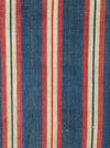 Cover in multicolor striped ticking blue, red, white. A treasure. Finland c.1900