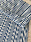 Ticking cover in stripes indigo blue and off-white. Very rare. Finland c.1900