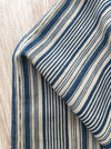 Ticking cover in stripes indigo blue and off-white. Very rare. Finland c.1900