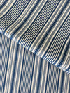 Ticking cover in stripes indigo blue and off-white. Very rare. Finland c.1900